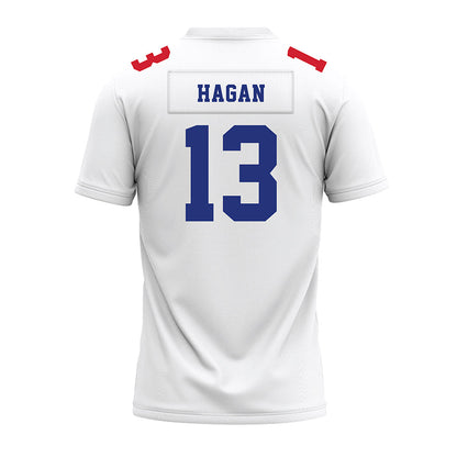 TN State - NCAA Football : Ryder Hagan - White Premium Football Jersey-1