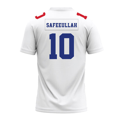 TN State - NCAA Football : Syncere Safeeullah - White Premium Football Jersey-1