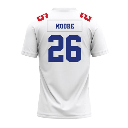 TN State - NCAA Football : Johnothan Moore - White Premium Football Jersey-1