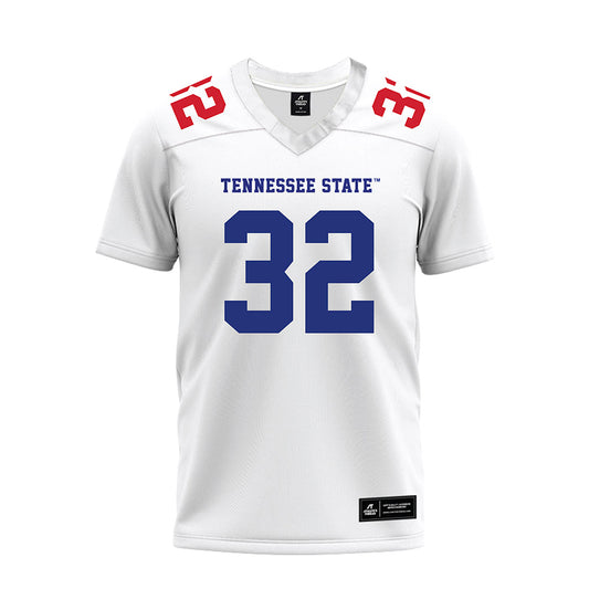 TN State - NCAA Football : Jayden Coleman - White Premium Football Jersey-0