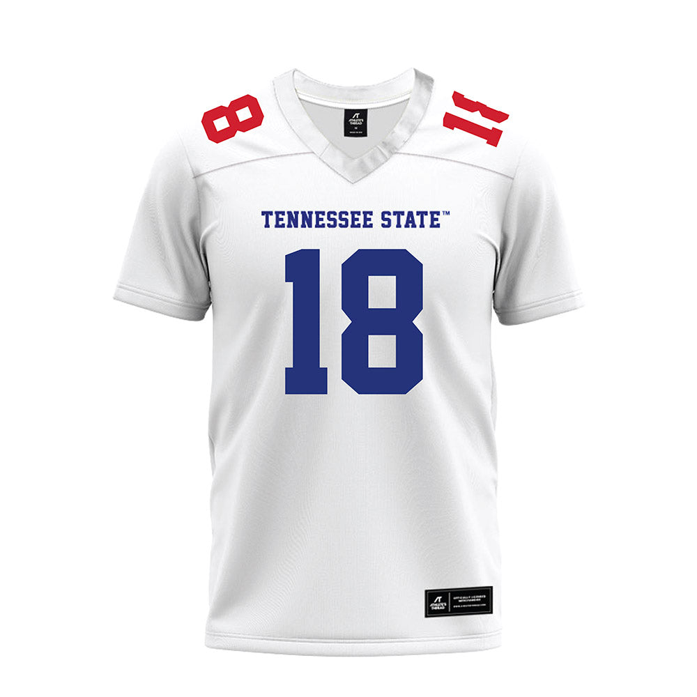 TN State - NCAA Football : Jaylon Price - White Premium Football Jersey-0