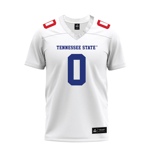 TN State - NCAA Football : Braelen Perry - White Premium Football Jersey-0