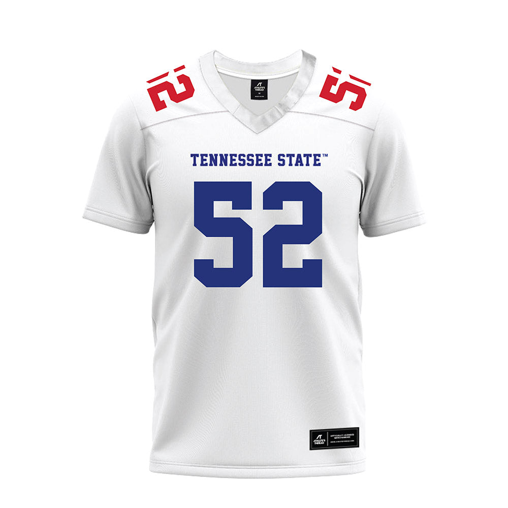 TN State - NCAA Football : KJ McCou - White Premium Football Jersey-0