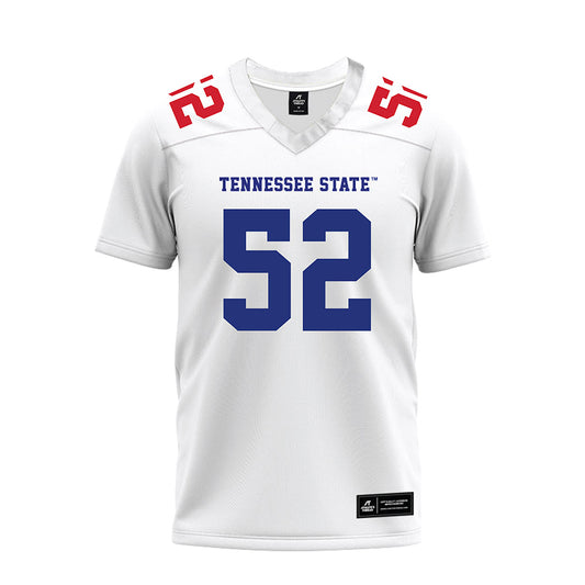 TN State - NCAA Football : KJ McCou - White Premium Football Jersey-0