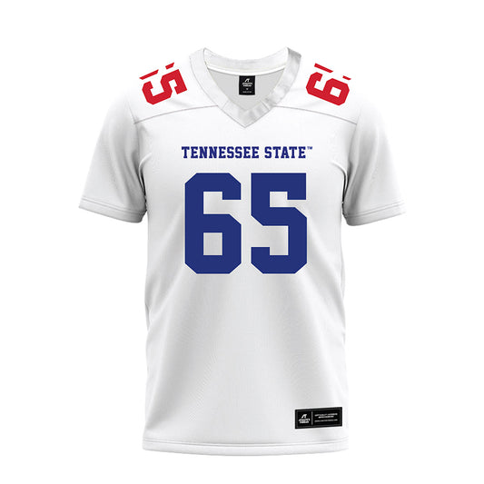 TN State - NCAA Football : Veguer Jean-Jumeau - White Premium Football Jersey-0