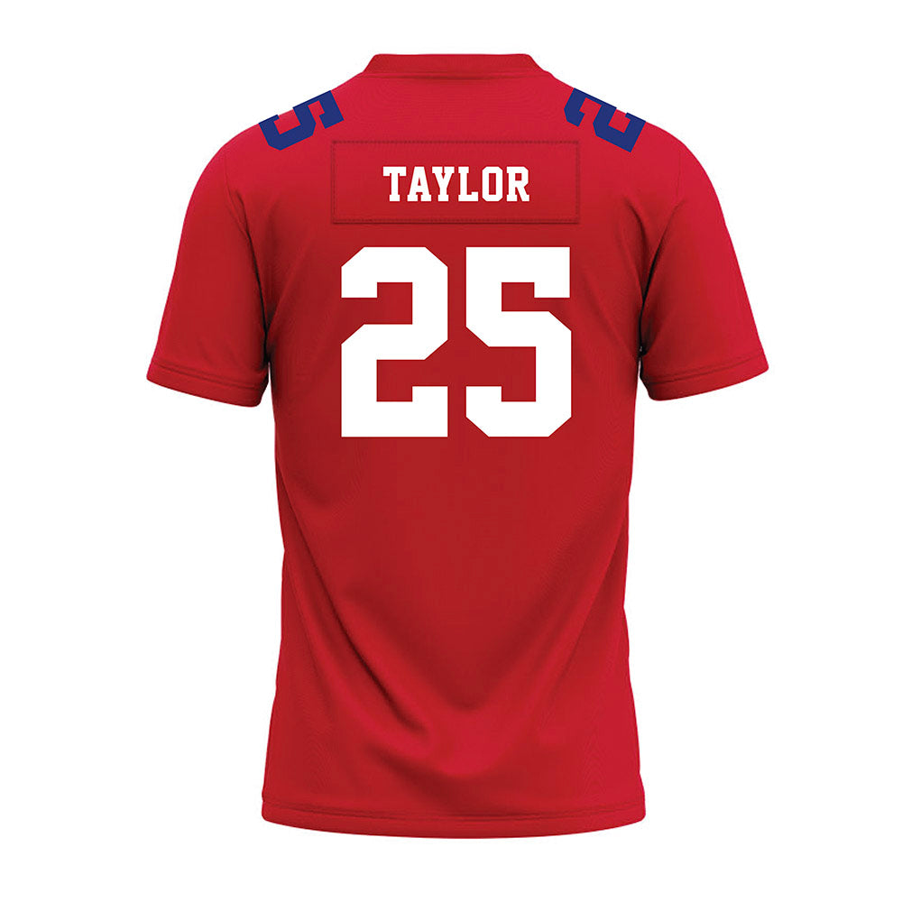 TN State - NCAA Football : Sammy Taylor - Red Premium Football Jersey-1