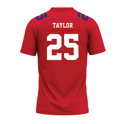 TN State - NCAA Football : Sammy Taylor - Red Premium Football Jersey-1