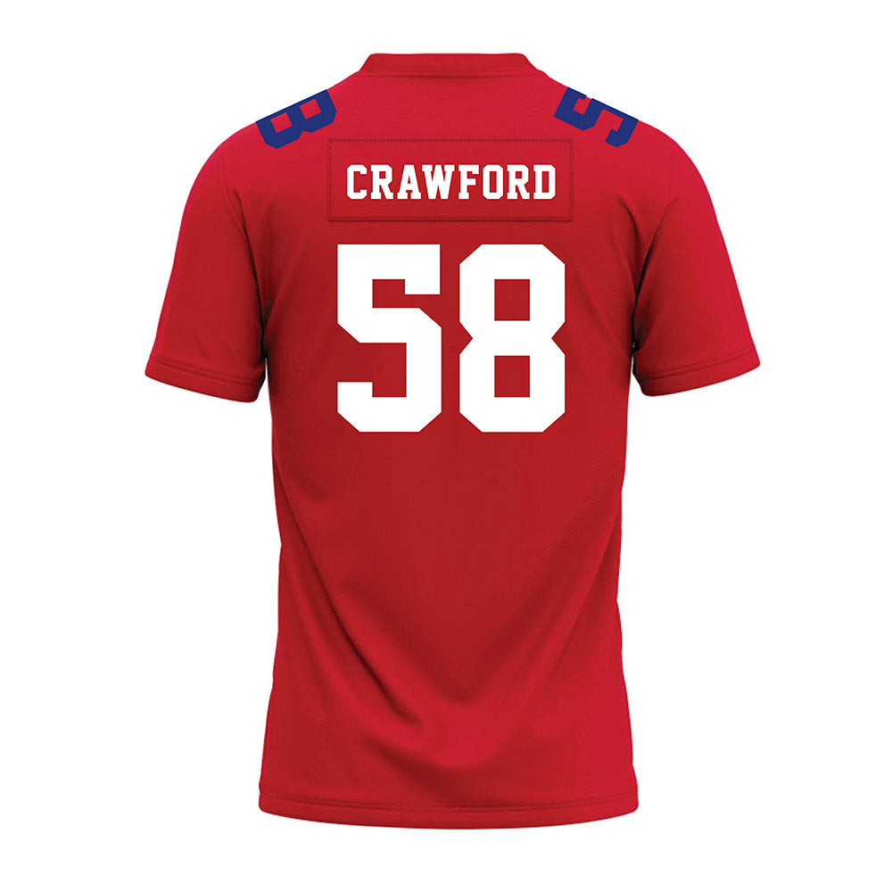 TN State - NCAA Football : Shamar Crawford - Red Premium Football Jersey-1