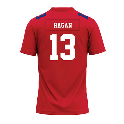 TN State - NCAA Football : Ryder Hagan - Red Premium Football Jersey-1