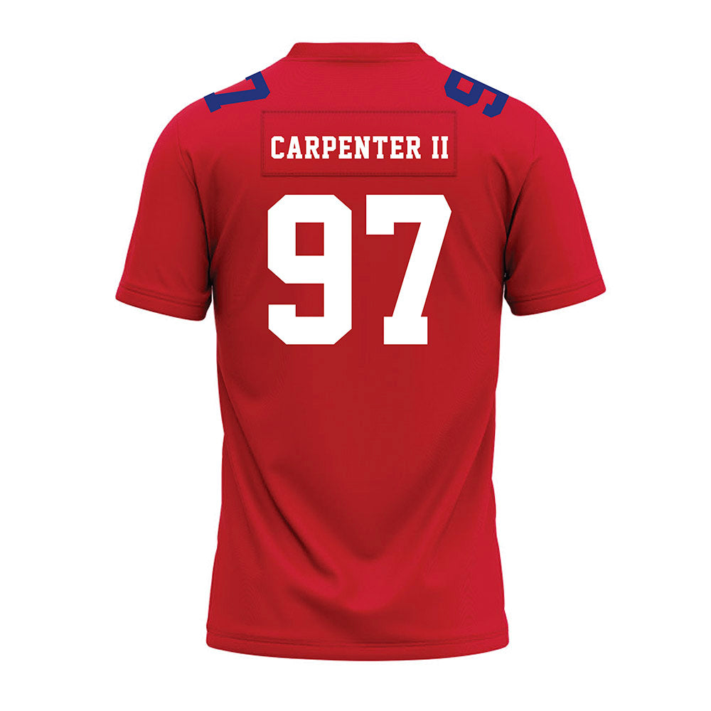 TN State - NCAA Football : Terence Carpenter II - Red Premium Football Jersey-1