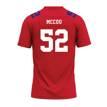 TN State - NCAA Football : KJ McCou - Red Premium Football Jersey-1