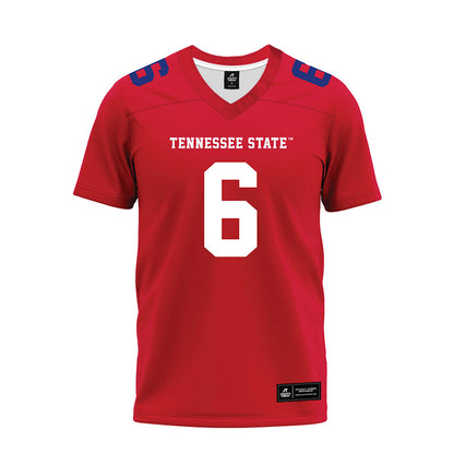 TN State - NCAA Football : Jelani Willis - Red Premium Football Jersey-0