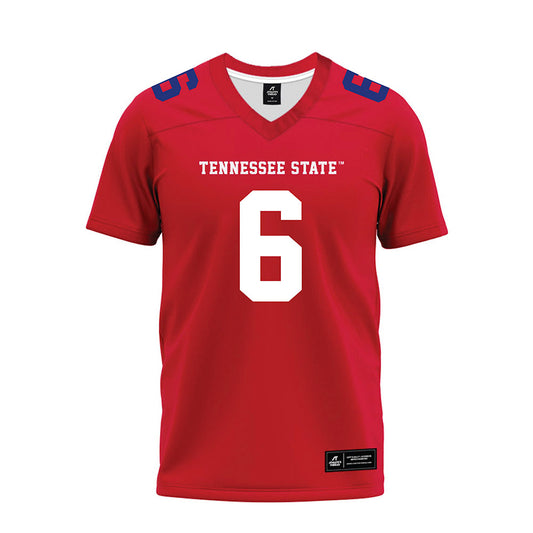 TN State - NCAA Football : Jelani Willis - Red Premium Football Jersey-0