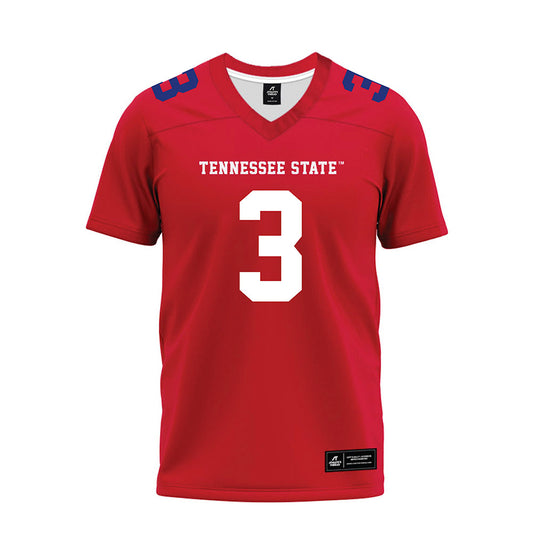 TN State - NCAA Football : Micah Gay - Red Premium Football Jersey-0
