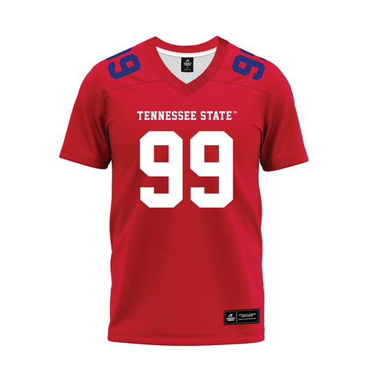 TN State - NCAA Football : Lathun Snipes - Red Premium Football Jersey-0