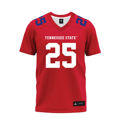 TN State - NCAA Football : Sammy Taylor - Red Premium Football Jersey-0