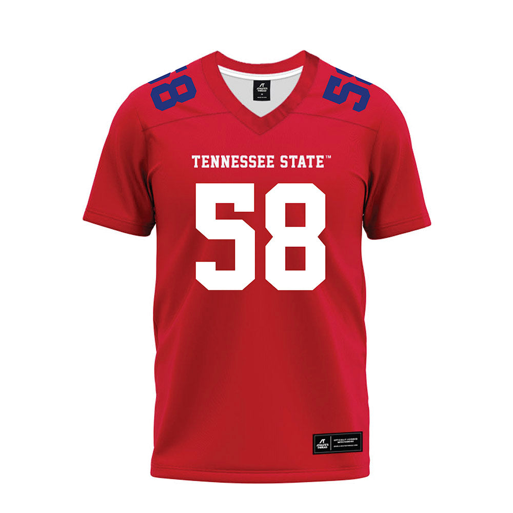 TN State - NCAA Football : Shamar Crawford - Red Premium Football Jersey-0