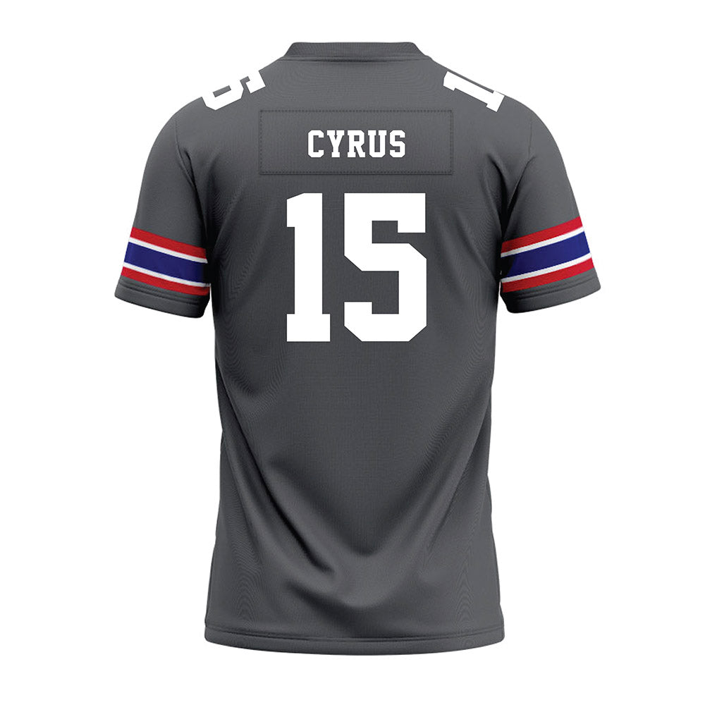 TN State - NCAA Football : Nicholas Cyrus - Grey Premium Football Jersey-1