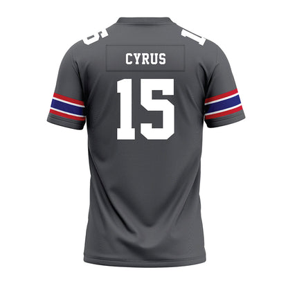 TN State - NCAA Football : Nicholas Cyrus - Grey Premium Football Jersey-1