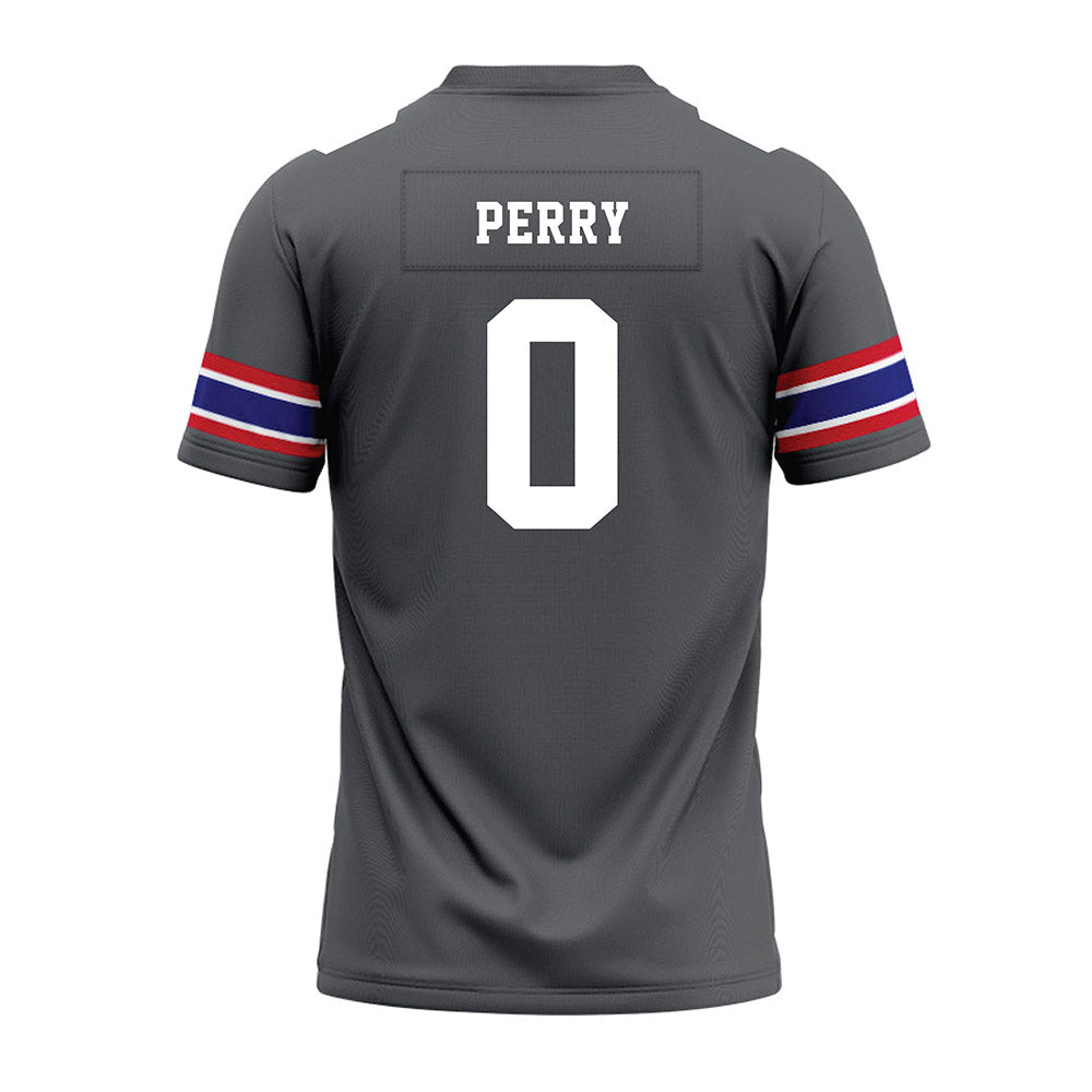 TN State - NCAA Football : Braelen Perry - Grey Premium Football Jersey-1