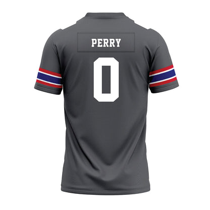 TN State - NCAA Football : Braelen Perry - Grey Premium Football Jersey-1