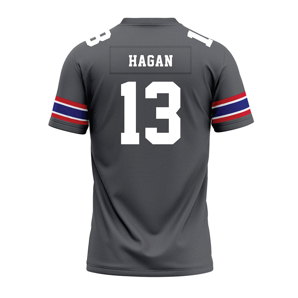 TN State - NCAA Football : Ryder Hagan - Grey Premium Football Jersey-1