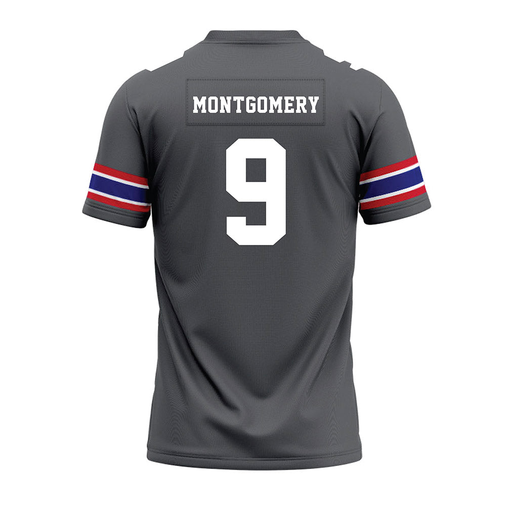 TN State - NCAA Football : Brock Montgomery - Grey Premium Football Jersey-1