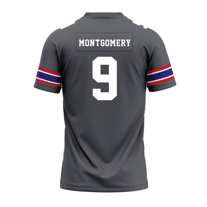 TN State - NCAA Football : Brock Montgomery - Grey Premium Football Jersey-1
