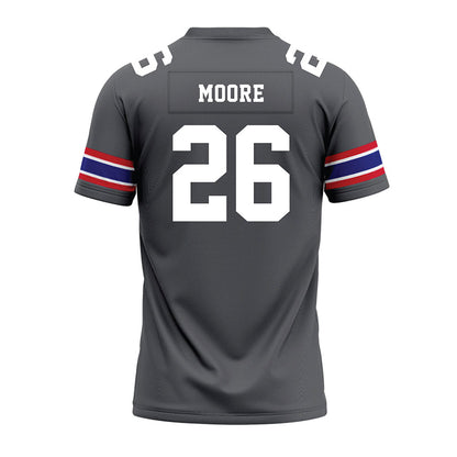 TN State - NCAA Football : Johnothan Moore - Grey Premium Football Jersey-1
