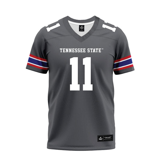 TN State - NCAA Football : Brent Rowe - Grey Premium Football Jersey-0