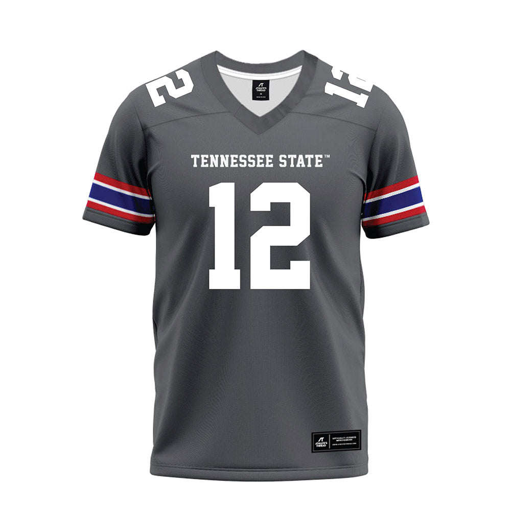 TN State - NCAA Football : Darius Smith - Grey Premium Football Jersey-0