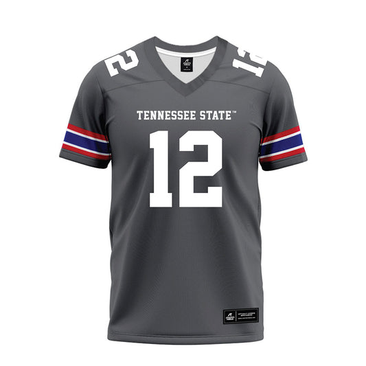 TN State - NCAA Football : Darius Smith - Grey Premium Football Jersey-0