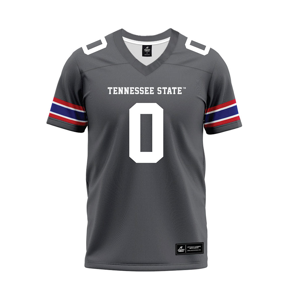 TN State - NCAA Football : Braelen Perry - Grey Premium Football Jersey-0