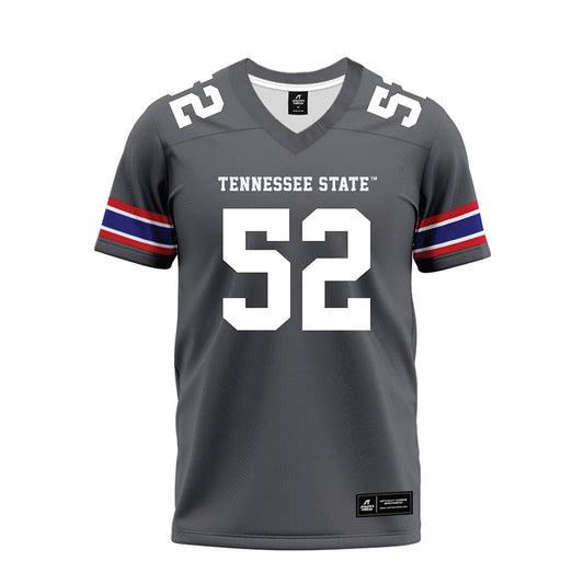 TN State - NCAA Football : KJ McCou - Grey Premium Football Jersey-0