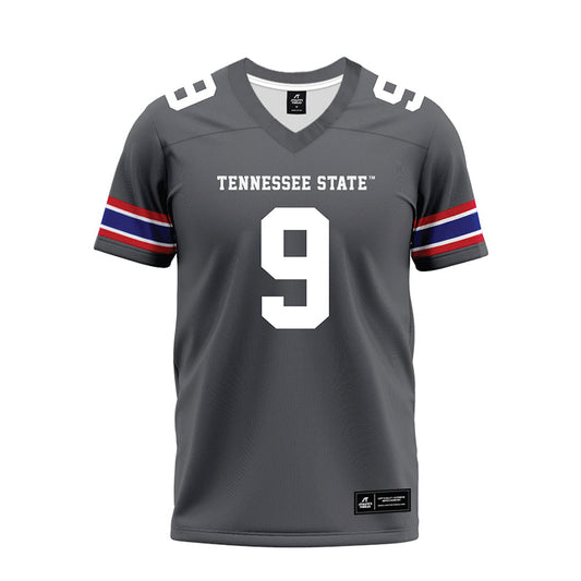 TN State - NCAA Football : Brock Montgomery - Grey Premium Football Jersey-0
