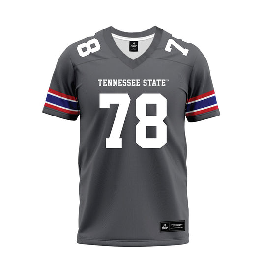TN State - NCAA Football : Parker Harden - Grey Premium Football Jersey-0