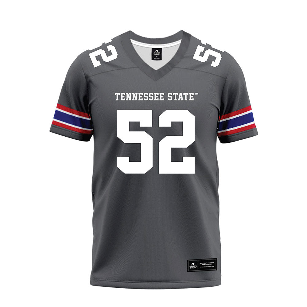 TN State - NCAA Football : Bryce Gray - Grey Premium Football Jersey-0