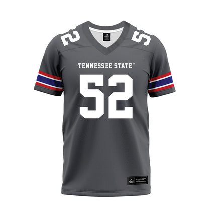 TN State - NCAA Football : Bryce Gray - Grey Premium Football Jersey-0