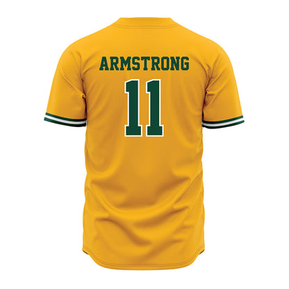 Baylor - NCAA Baseball : Tyce Armstrong - Gold Jersey-1