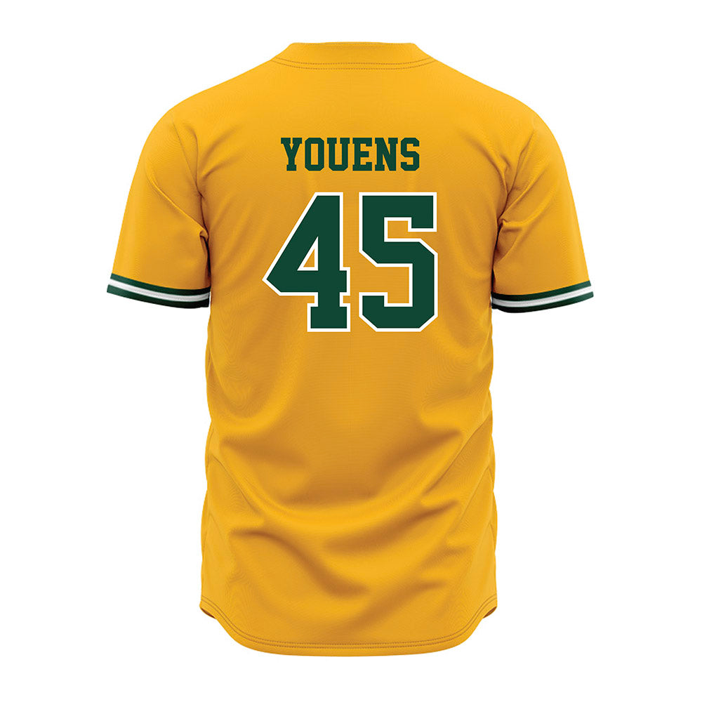 Baylor - NCAA Baseball : John Youens - Gold Jersey-1