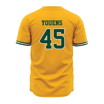 Baylor - NCAA Baseball : John Youens - Gold Jersey-1