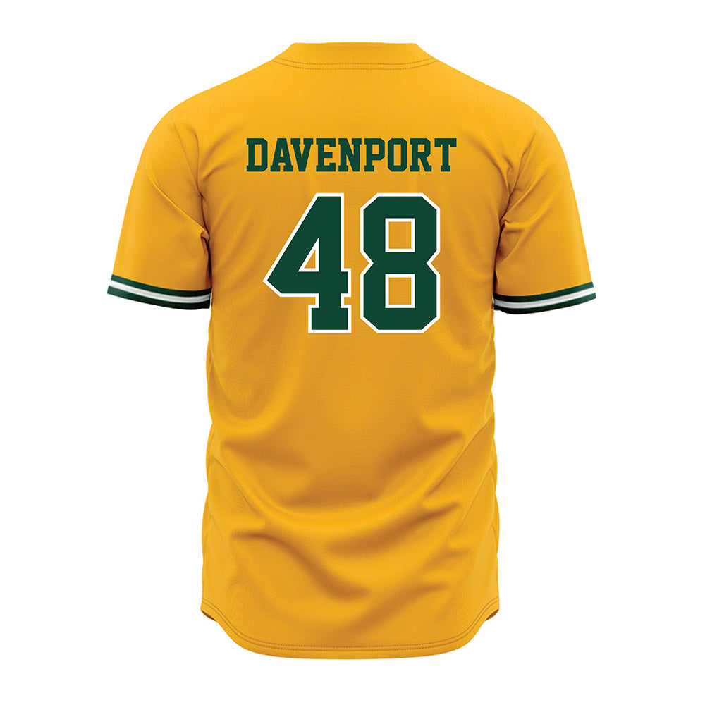 Baylor - NCAA Baseball : Lucas Davenport - Gold Jersey-1
