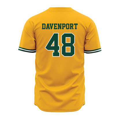 Baylor - NCAA Baseball : Lucas Davenport - Gold Jersey-1