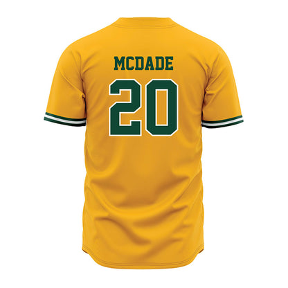 Baylor - NCAA Baseball : Cash McDade - Gold Jersey-1