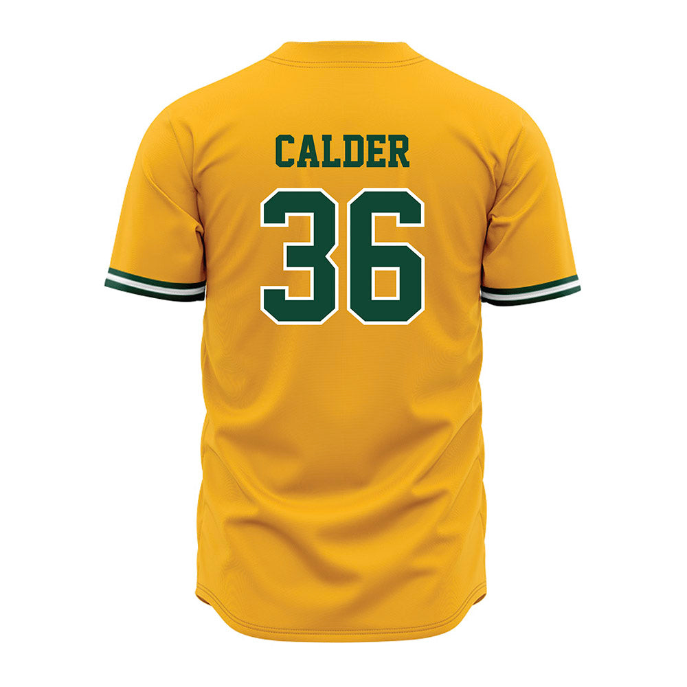 Baylor - NCAA Baseball : Ethan Calder - Gold Jersey-1