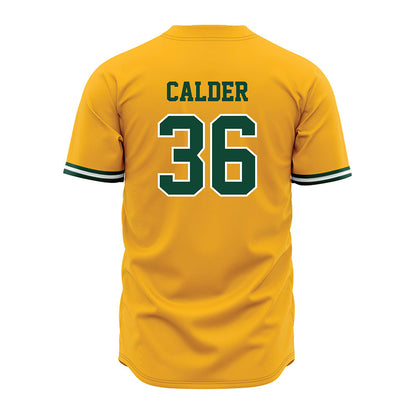 Baylor - NCAA Baseball : Ethan Calder - Gold Jersey-1