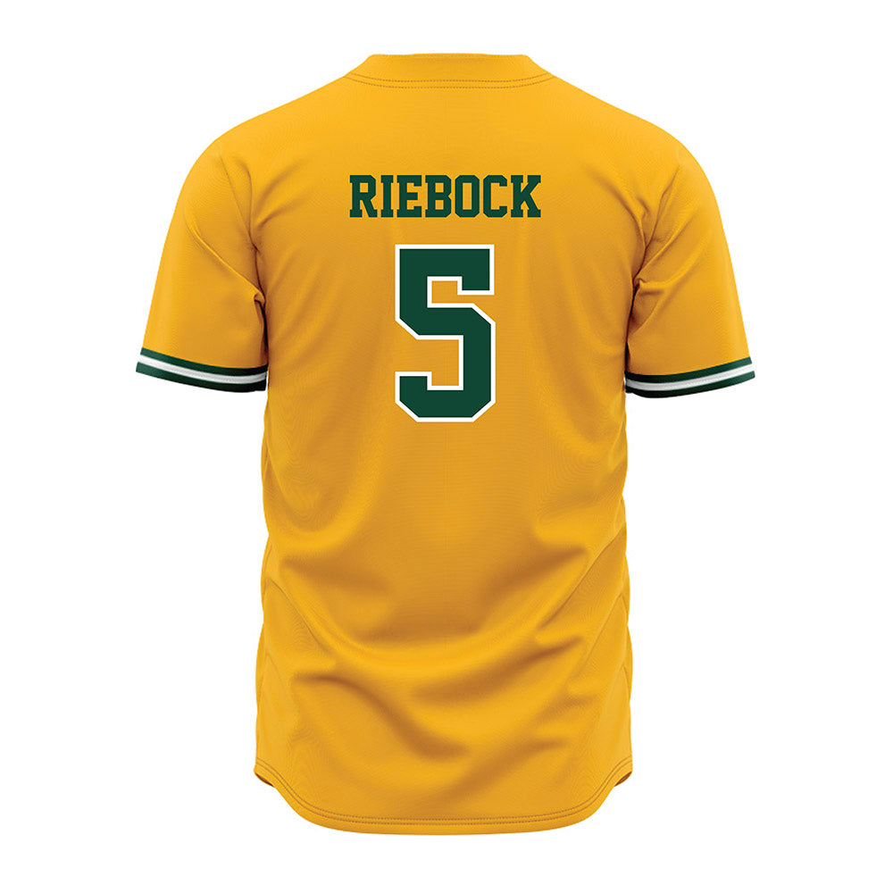 Baylor - NCAA Baseball : Pearson Riebock - Gold Jersey-1