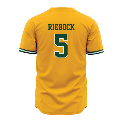 Baylor - NCAA Baseball : Pearson Riebock - Gold Jersey-1