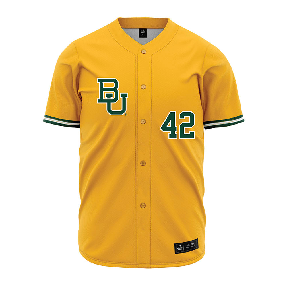 Baylor - NCAA Baseball : Camden Clewett - Gold Jersey-0