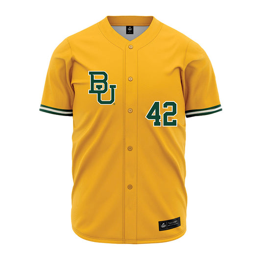 Baylor - NCAA Baseball : Camden Clewett - Gold Jersey-0
